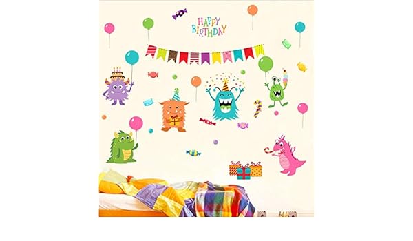 Etiqueta de la Pared Inicio Ationremovable Monster Candy ...