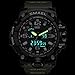 Bounabay Men's Military Digital Sport Watch Water Resistant Outdoor LED Back Light Display,Blue