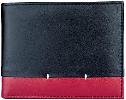 Finelaer Men Slimfold Premium Leather Bifold Wallet