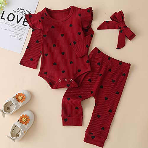 Infant Baby Girl Clothes Outfits,Fall Winter Romper Christmas Clothing