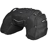 ViaTerra Claw Pro Universal Motorcycle Tail Bag – Ideal for Sport Touring & Adventure Riding – 64L Capacity with Raincover, EBC Net & Shoulder Straps