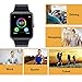 MSRMUS Smart Watch Compatible for Iphone 5s/6/6s/7/7s and Android 4.3 above, Anti Lost and Pedometer Fitness Tracker (Partial Functions) Black