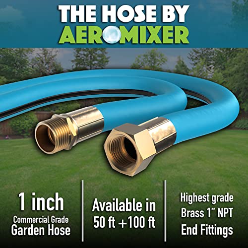 50 Ft Commercial Grade Heavy Duty Garden Hose THE HOSE by Aeromixer 1
