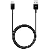 USB A to C Cable - 1.5m - Black - Samsung