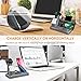 ZIKU Wireless Charger.6 in 1 Aluminum Alloy 80W 14A 5-Port USB Wireless Charging Stand Station Dock for Airpods/Apple Watch 5/4/3/2/1 iPhone 11 Pro Max/X/XS/XR/Xs Max/8/8 Plus-Built-in Adapter (Gray)