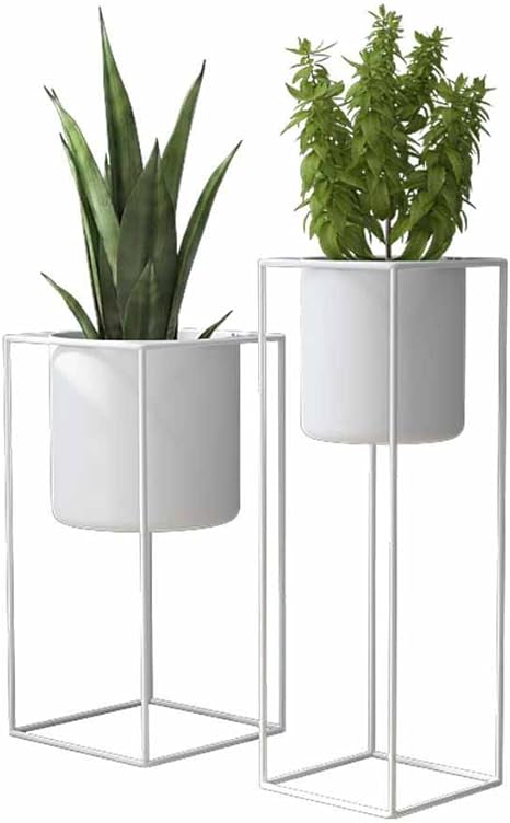 Blumenständer Topf Rack Pflanzer Halter Wohnzimmer Metall bodenständer