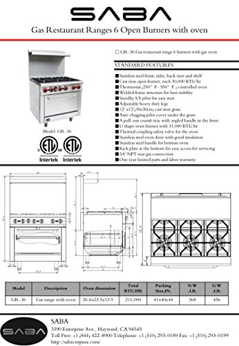 4 Heavy+Commercial+Burner+Range+Total