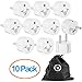 Yubi Power European German Schuko Power Plug Adapter 10 Pack - Shucko Type E/F for France, Germany, Spain, Sweden, Turkey, Ukraine and More!