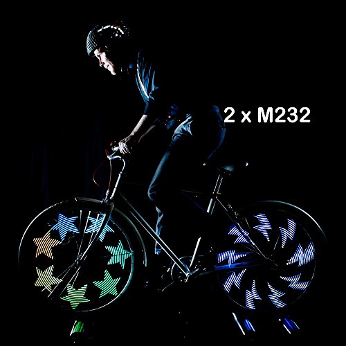 Monkey Light M232 200 Lumen Bike Wheel Light 32 Full Color LED