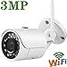 Alptop Outdoor 3MP HD Wifi Wireless IP Security Camera 3.6mm White IPC-HFW1320S-W