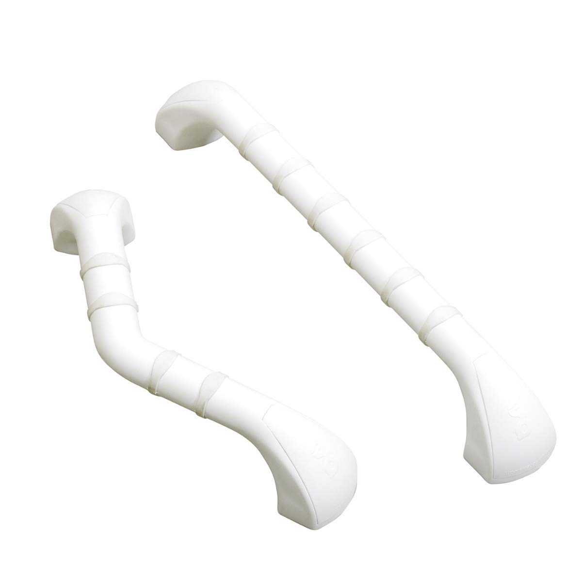Homecraft Prima Straight Grab Bar 24", White, Slip Resistant Provides Superior Strength, Warm to Touch,Used Anywhere in the Home, Elderly, Disabled, Daily Living Aid, Easy to Attach