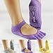 Seasofbeauty Yoga Socks Full Toe with Grips