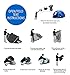 HUI LINGYANG Outdoor Instant 4-Person Pop Up Dome Tent - Easy, Automatic Setup -Ideal Shelter for Casual Family Camping Hiking, Blue