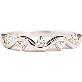 STORYJEWELLERY Daughter Ring, Daughter Gifts, 925 Sterling Silver Wave Rings for Daughters, Birthday Gifts for Daughters