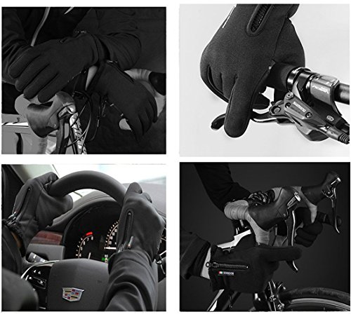 Cycling gloves , MoHo Touchscreen Waterproof Warm Winter Gloves Outdoor Running Climbing Skiing Glove for Men Women (XL) - Thumbnail 7