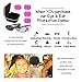 Tradesmart Clear / Tinted Safety Glasses Pink Pack with NRR33 Earplugs & Protective Case . Anti Fog & Anti Scratch Treatment (Clear/Tinted w Case)