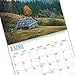 2020 Cabins Wall Calendar by Bright Day, 16 Month 12 x 12 Inch, Country Side Camping