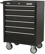 Sealey AP226B 6 Drawer Rollcab Black Ball Bearing Runners Workshop Tool Chest view 4
