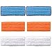Blasco 6 Pack Washable Reusable Mopping Pads Wet Damp Dry Sweeping Pads for iRobot Braava Jet 240 241