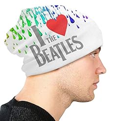 Homme Femme I Love The Beatles Logo Skull Cap – Casquette de Baseball Hat Beanie Chapeau pour Femme Hommes - Les Beatles, Paul McCartney, John Lennon, RIngo Starr, George Harrison Homme Femme I Love The Beatles Logo Skull Cap - Casquette de Baseball Hat Beanie Chapeau pour Femme Hommes – Image 4