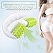 Murlien Cellulite Massager, Anti Cellulite Massage Roller for Muscle Soreness and Remove Cellulite, Body Roller Brush for Shoulder, Arms, Buttocks, Back, Abdomen, Legs and Calves – Green/White