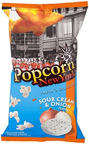 Popcorn New York, Sour Cream &amp; Onion Flavour, 60 g (Pack of 2 units) / Beststore by KK