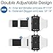 VUP Running Armband 360°Rotatable for iPhone 14/13/Pro Max/Pro/Mini/12/11/SE/Xs/XR/X/8/7/Plus, Fits All 4-6.7 Inch Smartphones, with Key Holder Phone Armband for Running Hiking Biking (Sliver)