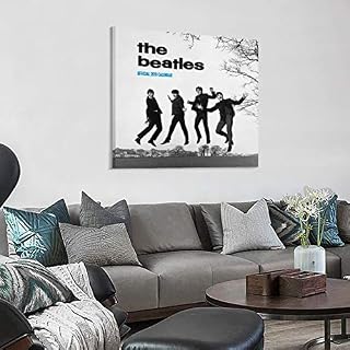 XYDQ The Beatles Jumping Poster décoratif sur toile pour salon, chambre à coucher 30 x 30 cm - Les Beatles, Paul McCartney, John Lennon, RIngo Starr, George Harrison XYDQ The Beatles Jumping Poster décoratif sur toile pour salon, chambre à coucher 30 x 30 cm – Image 3