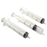 3 Plastic Syringe Liquid Lubricant Measuring Tool