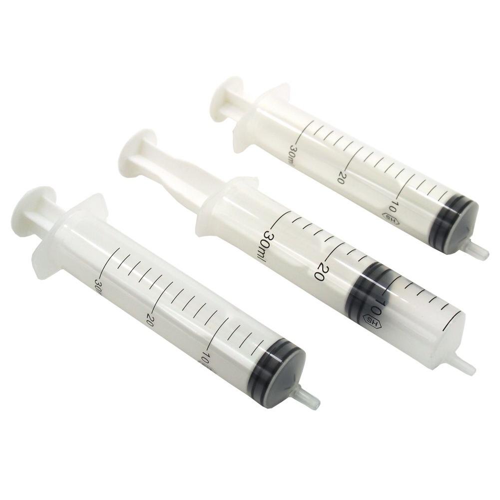3 Plastic Syringe Liquid Lubricant Measuring Tool
