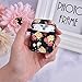 Accessories with Keychain （Black Rose