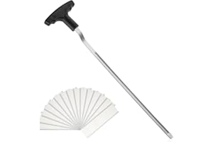 Golf Grip Removal Tool, 11" V-Groove Golf Grip Remover for Standard Length Swinging Grips, with 15pcs Golf Club Double Sided 
