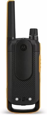 Motorola T82 Extreme PMR446 Walkie Talkie Radio Yellow Black Pack of 2 view 3