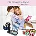 BNCHI iPhone Watch Charging Station Compatible with Apple Watch Series 3/2/1 and Wireless Charger Stand Replacement for iPhone Xs/Xs Max/Xr/X/8/8 Plus (Black)