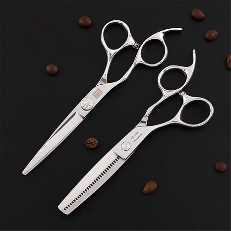 Amazon Ttxst 6インチ左手ヘアドレッサーハサミセット プロフェッショナル 440c ヘアハサミ ヘアシンニングハサミ サロン バーバー 家庭用 キッチンはさみ オンライン通販