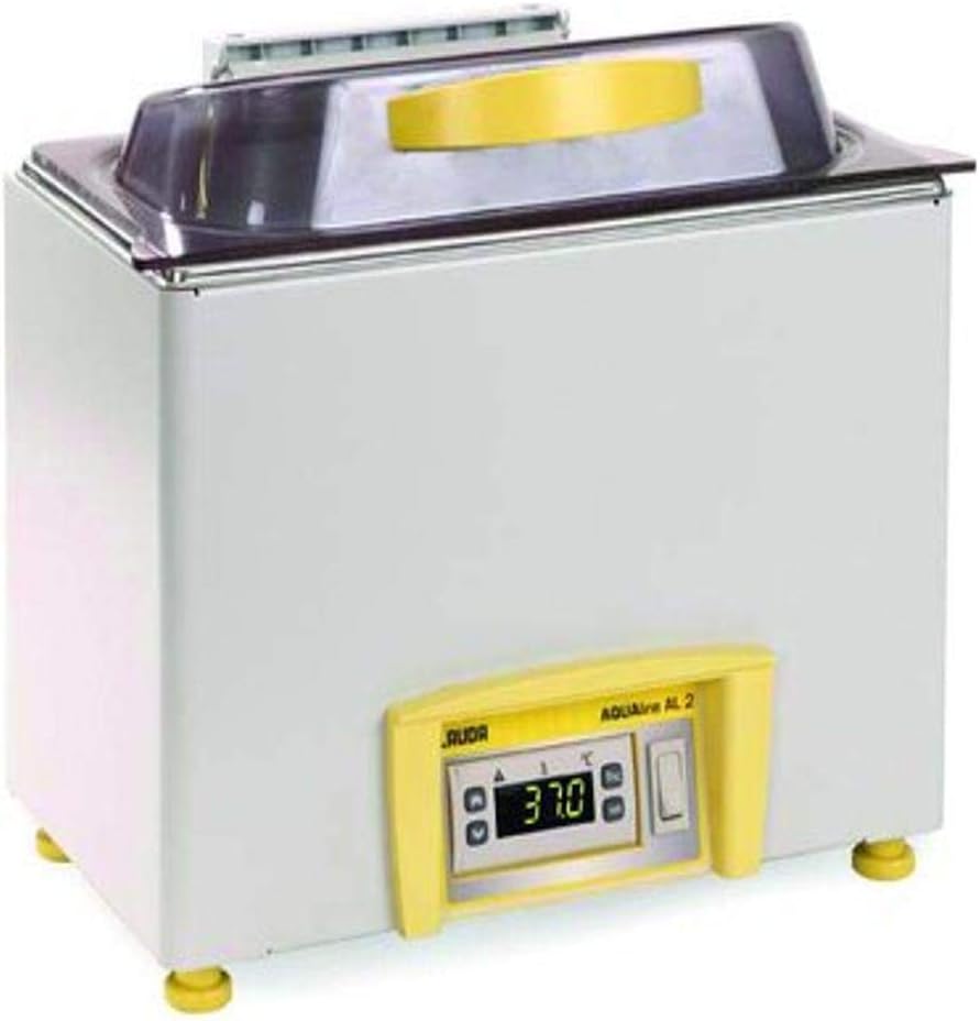 LAUDA LCB 4725 Model AL 12 Stainless Steel Aqualine Heated Water Bath, 115V, 60Hz, 12L Capacity