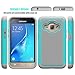 J1 2016 Case, Galaxy Amp 2 Case, Galaxy Express 3 Case, OEAGO [Shockproof] [Impact Protection] Hybrid Dual Layer Defender Protective Case Cover for Samsung Galaxy Amp 2 / J1 2016 / Express 3 - Mint