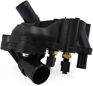uxcell New Black Thermostat Housing with Sensor YU3Z8A586AA 2L2Z8592BA for Ford Explorer Mountaineer 4.0L V6 97-01