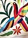 Otomi Mexican Tapestry Colorful Rabbit Wall Hanging Tapestry Fabric Wallpaper Bedspread Home Decor,60