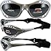 Silver Polarized Sunglasses Floating Water Jet Ski Goggles Sport Designed for the demands regularly encountered while Kite Boarding, Surfer, Kayak, Jetskiing, other water sports.