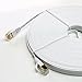 Tera Grand - 100FT - CAT7 10 Gigabit Ethernet Ultra Flat Patch Cable for Modem Router LAN Network, Gold Plated Shielded RJ45 Connectors, Faster Than CAT6a CAT6 CAT5e, White