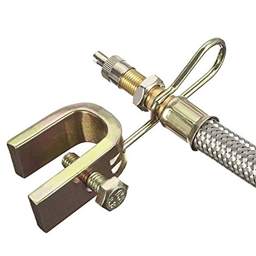 Beststar 2pcs Stainless Steel 7"/180mm Tyre Tire Valve Stem Extension Adaptors Car Truck Motorcycle Trailer RV Trailer Vehicle #81331