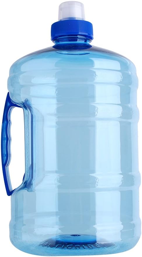2L Big Capacity Sports Water Bottle Training Drink Kettle Cup w Handle Cap BPA Free for Camping Climbing Picnic