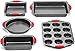 Elite Bakeware Ultra NonStick Baking Pans Set of 5 - Premium Bakeware Set