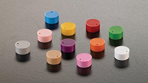 Simport Capinsert T312-7 Polypropylene Cap Insert for Cryovial Tubes, Assorted (5 Packs of 100)