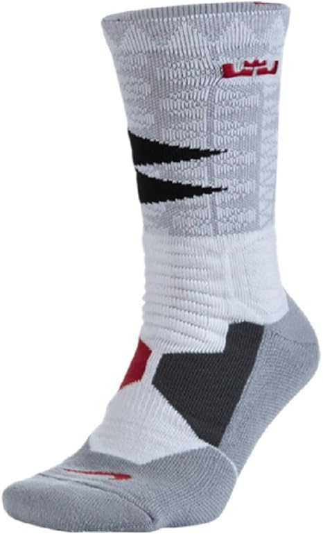 red lebron socks