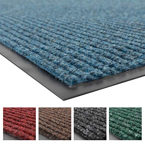 Notrax 109 Brush Step Entrance Mat, for Home or Office, 3' X 4' Slate Blue