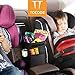Car Trash Can - Garbage Bag with Lid Waterproof Leakproof No Smell Foldable 2 Gals Portable Rubbish Litter Bin with Storage Pockets Headrest Hook for Console/Headrest/Car Door/Glove Box