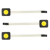 JESSINIE 3Pcs 1x1 1 Key Membrane Switch Yellow