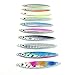 Aorace 10pcs/lot Lure Hook 30g/8cm Lure Jigbait Lead Fish Deep Ocean Sea Jigging Fishing Sea Baits Metal Jig